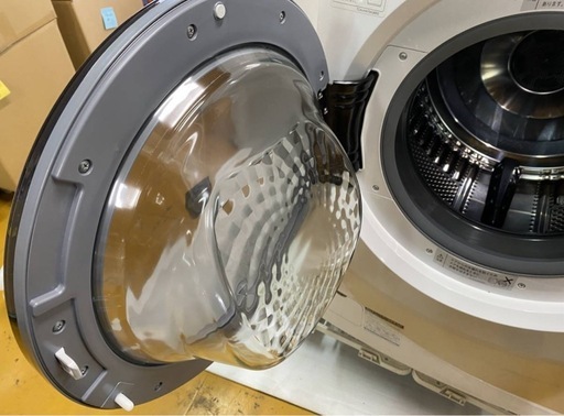 超破格?2023年製SHARPドラム式洗濯機　プラズマクラスターES-H10G 配達無料！