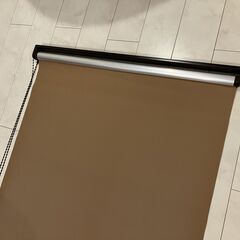 Nichibei ロールスクリーン 幅86㎝  丈160㎝-170㎝  ブラウンの画像