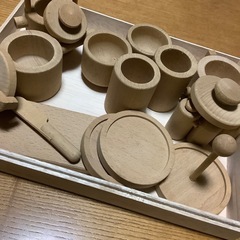 お話し中　　ままごとセットの画像