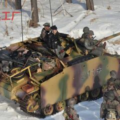 【大型ラジコン戦車】載具工場 Vehicle Factory 1/6 金属製 WWII ドイツ III号突撃砲 StuG III ラジコン戦車の画像