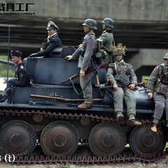 【大型ラジコン戦車】載具工場 Vehicle Factory 1/6 金属製 WWII ドイツ 38(t)戦車 ラジコン戦車の画像