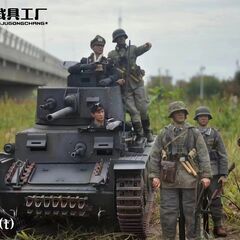 【大型ラジコン戦車】載具工場 Vehicle Factory 1/6 金属製 WWII ドイツ 38(t)戦車 ラジコン戦車の画像