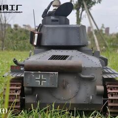 【大型ラジコン戦車】載具工場 Vehicle Factory 1/6 金属製 WWII ドイツ 38(t)戦車 ラジコン戦車の画像