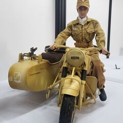 【新品】載具工場 Vehicle Factory 1/6 金属製 WWII ドイツ BMW R75 サイドカー付きオートバイの画像