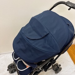 【手渡し場所複数】combi メチャカル ハンディ オート4キャス　HF レインカバー　さらすやの画像