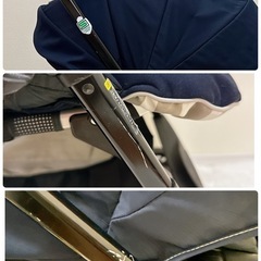 【手渡し場所複数】combi メチャカル ハンディ オート4キャス　HF レインカバー　さらすやの画像