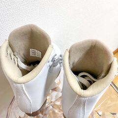 JACKSON（ジャクソン）フィギュアスケート靴 Artiste Plus Set Youth - White（アーティストプラスセット ユース ホワイト） 美品 Y10.0（15.0cm）の画像