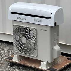 取付け可 ! ! ◇アイリスオーヤマ エアコン 6畳用 2024年製　内部クリーン 100V IRR-2224C 高圧洗浄済み ! 保証付き ! !の画像