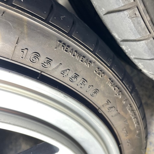 ステルスレーシング 16インチホイール タイヤ付き 4本セット