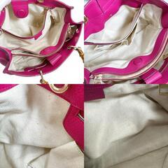 グッチ 323660  ハンドバッグ ピンク  GUCCI GGマーモント レザーの画像