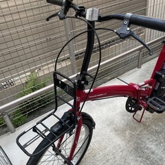 電動アシスト折畳自転車の画像