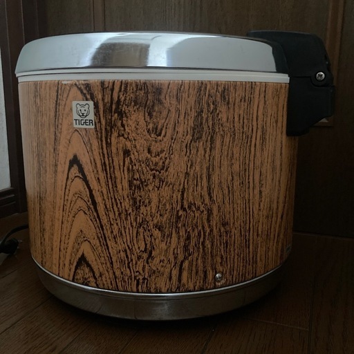 TIGER タイガー魔法瓶 業務用電子ジャー 5.4L 木目 日本製 昭和レトロ