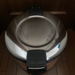 TIGER　タイガー魔法瓶　業務用電子ジャー　5.4L　木目　日本製　昭和レトロの画像