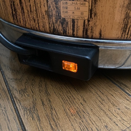 TIGER　タイガー魔法瓶　業務用電子ジャー　5.4L　木目　日本製　昭和レトロ