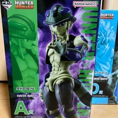 一番くじ HUNTER×HUNTER メルエム　キルア　ゴン　フィギュアの画像
