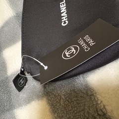 ノベルティ CHANEL コスメポーチ ブラックの画像