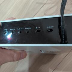 デジタル時計 良品計画 無印良品 PCT-1の画像