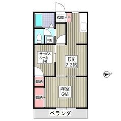 💕初期費用分割相談可、一人暮らしにおすすめ1DK+S🎶スー…