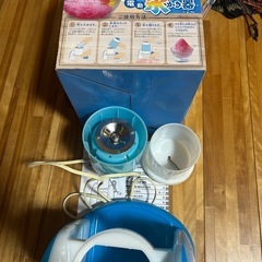 電気　ドウシシャ(DOSHISHA)のかき氷機 の画像