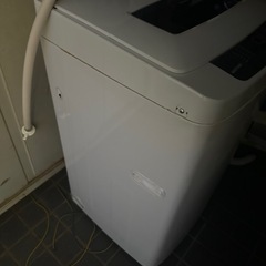 8月31日日曜日に取りに来てくれる方限定で格安です　洗濯機の画像