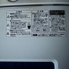 8月31日日曜日に取りに来てくれる方限定で格安です　洗濯機の画像