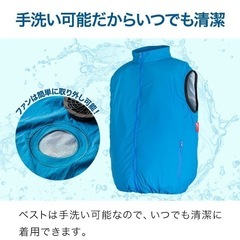 フィールドは空調服2枚セット　未開封　
サイズはLとMのみ。の画像