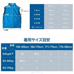 フィールドは空調服2枚セット　未開封　
サイズはLとMのみ。の画像