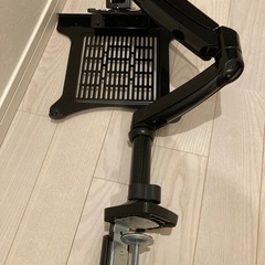 グリーンハウス　ノートPC用モニターアーム（プレート付）の画像