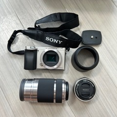 一眼レフ　SONY α6000 ILCE-6000Y ダブルズームレンズキット の画像
