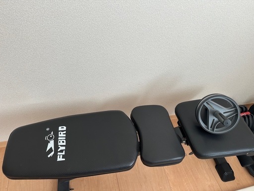 トレーニング用ベンチと可変式ダンベルMAX24kg×2