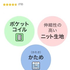 ニトリ　シングルマットレスの画像