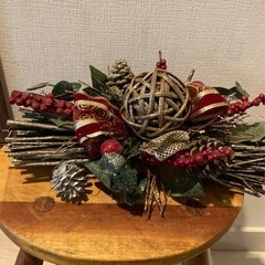 クリスマスアレンジメント 約30cm x 15cmの画像