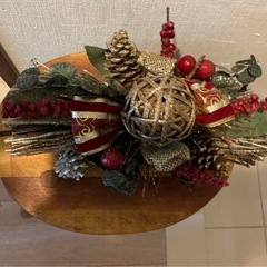 クリスマスアレンジメント 約30cm x 15cmの画像