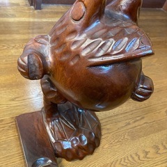 カエルの置物の画像