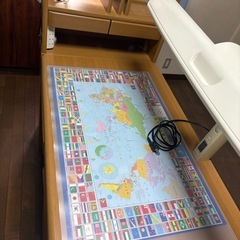 学習机+本棚のセットの画像