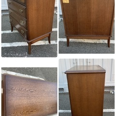 昭和家具 アンティーク家具 チェスト ジュテーム ロビン 昭和63年製造品 の画像