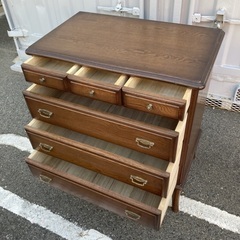 昭和家具 アンティーク家具 チェスト ジュテーム ロビン 昭和63年製造品 の画像