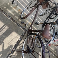【決定済み　連絡ＮＧ】古くなった自転車ジャンク品の画像