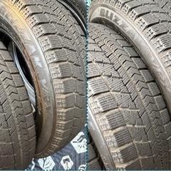 「36」　155/65R14中古冬用タイヤ4本の画像