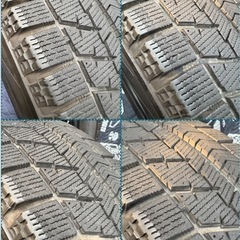 「36」　155/65R14中古冬用タイヤ4本の画像