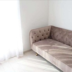 グレージュ　ソファー(LOWYA)の画像