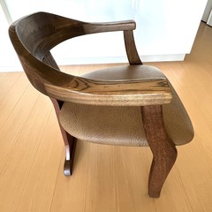 大川家具系高級ダイニングセット テーブル150cm 椅子4脚 ベンチ付　引取のみの画像