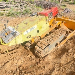 引取限定 実働 小型ブルドーザー 除雪 整地 農業農機具 ヤンマー Y9D ハンドドーザー ユンボ の画像