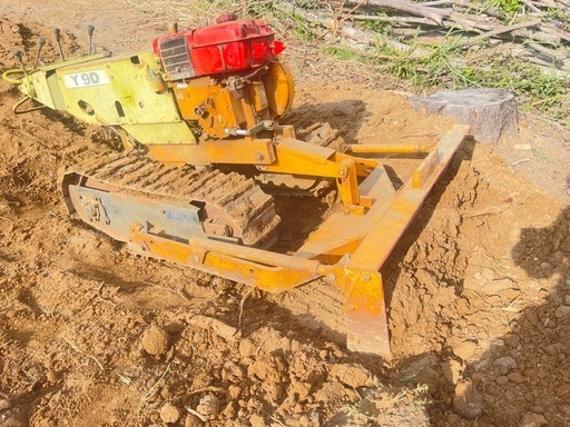 引取限定 実働 小型ブルドーザー 除雪 整地 農業農機具 ヤンマー Y9D