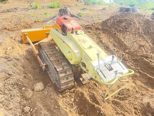 引取限定 実働 小型ブルドーザー 除雪 整地 農業農機具 ヤンマー Y9D