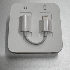 【購入様決定
】iPhone純正イヤホン　Lightning 変換ケーブル付き　の画像