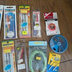 釣りの道具一式の画像