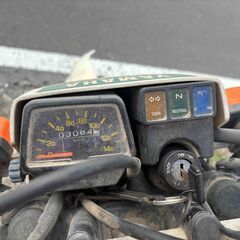 セロー　1KH　部品取り　書付きフレーム付きの画像