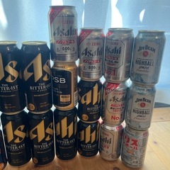 お酒ビールアサヒキリンプレミアムモルツなど27本セットの画像