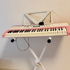 ピンク電子キーボード1の画像